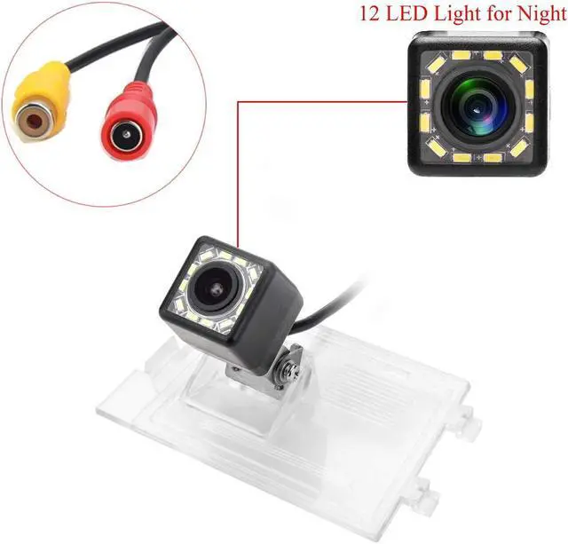 Alt view image 2 of 5 - aSATAH 12 LED Adjustable Angle Car Rear View Camera for Jeep Compass/Jeep Patriot/Jeep Liberty 2011~2015 & Vehicle Camera Waterproof and Shockproof Reversing Backup Camera (12 LED Adjustable Angle)