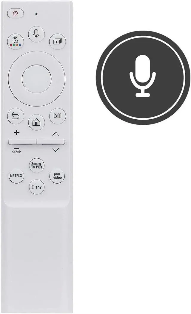 Alt view image 4 of 5 - BN59-01391A Sub BN59-01385A New Replacement Voice Remote Control fit for Samsung OLED 4K Smart TV with Netflix Samsung-TV-Plus Disney Prime-Video Buttons QN65LS03BDFXZA QN75LS03BDFXZA QN85LS03BDFXZA
