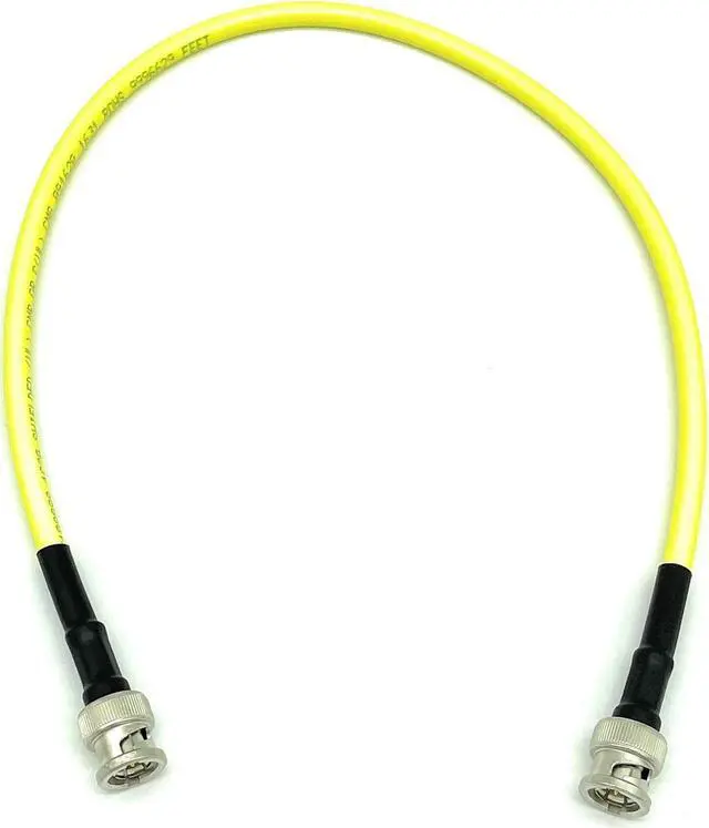 Alt view image 3 of 4 - AV-Cables 10ft 3G/6G HD SDI BNC Cable Belden 1505A RG59 - Yellow (10ft)