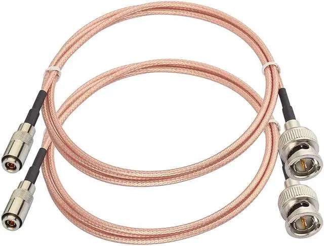 Main image of BINGFU DIN 1.0/2.3 Male to BNC Male 75 Ohm Video SDI Cable 3 feet 1m 2-Pack for 3G HD SDI Video Recorder Camera Assist Monitor Audio Gateway Hub Broadcast Router Frame Synchronizer Sync Converter