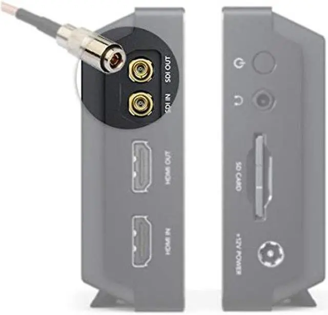 Alt view image 4 of 5 - BINGFU DIN 1.0/2.3 Male to BNC Male 75 Ohm Video SDI Cable 3 feet 1m 2-Pack for 3G HD SDI Video Recorder Camera Assist Monitor Audio Gateway Hub Broadcast Router Frame Synchronizer Sync Converter