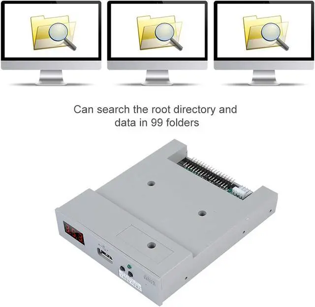 Alt view image 3 of 5 - USB Floppy Drive Emulator,3.5 Inch 1.44MB Floppy Disk Interface Connection Device,Suitable for Electronic Organ,Embroidery Machine,Suitable for 1.44MB Floppy Drive Industrial Control Equipment