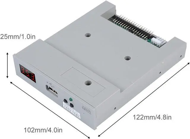 Alt view image 4 of 5 - USB Floppy Drive Emulator,3.5 Inch 1.44MB Floppy Disk Interface Connection Device,Suitable for Electronic Organ,Embroidery Machine,Suitable for 1.44MB Floppy Drive Industrial Control Equipment