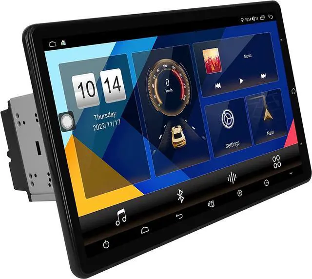 Main image of Cidava Universal Double Din Car Stereo Carplay Radio 13.3 Inch Octa Core, Rotatable Android Navigation Car Stereo with 1920x1080 IPS 6GB+128GB, Support Bluetooth 5.1/AM/FM Radio/4G LTE/Back-Up Camera