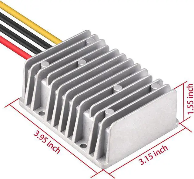Alt view image 5 of 5 - Cllena DC/DC 12V to 48V Boost Converter 10A 480W Step Up Voltage Regulator Module Car Power Supply Voltage Transformer (Input 10V-16V)