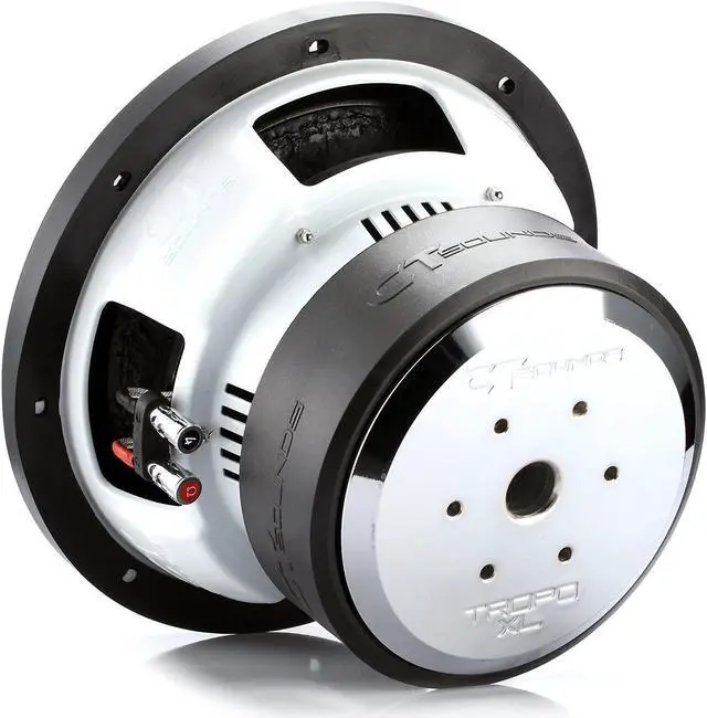 Alt view image 3 of 5 - CT Sounds TROPO-XL-10-D2 2000 Watts Max 10 Inch Car Subwoofer Dual 2 Ohm