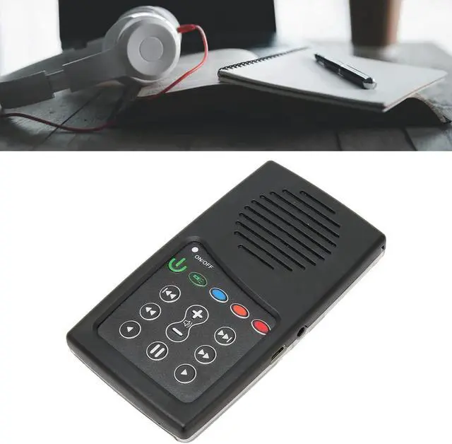 Alt view image 4 of 5 - Portable Bible Player,Mini Portable Solar Powered Electronic Bible Audio Player Built in 8G Capacity for Bible Listener, (English CEV with Spanish)