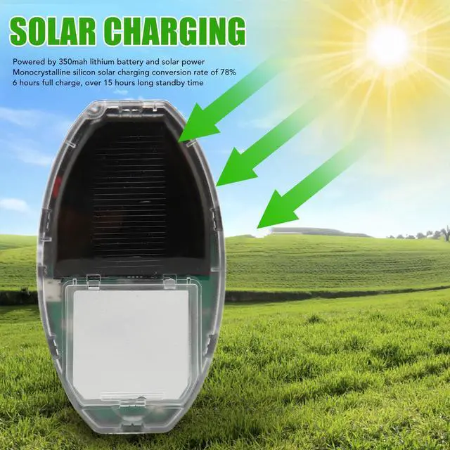 Alt view image 4 of 5 - Cuifati Portable Bible Player,Solar Charging Portable Electronic Bible Reader,Audio Bible Player with LED Light for Bible Listener (Blue)