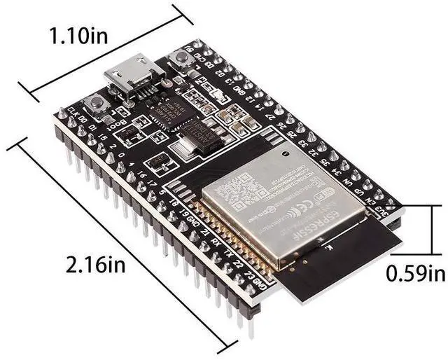 Alt view image 5 of 5 - ESP32 DevKitC Core Board ESP32-WROOM-32U WiFi Bluetooth Development Board for Arduino IDE (5pcs WROOM-32D)