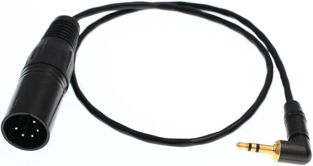 Main image of DRRI 5 Pin XLR Male to 3.5mm TRS Male Jack Stereo Audio Cable for ARRI XT