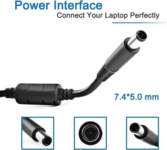 Alt view image 3 of 5 - 180w 19.5V 9.23A AC Laptop Charger Fit for DELL Precision 7510 7520 7530 7540 7550 7560 3530 7730 5530 M4600 M4700 M4800 M6400 M4500 DA180PM111 Laptop Adapter Power Supply Cord