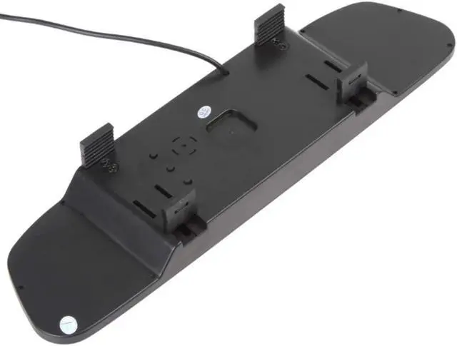 Alt view image 4 of 5 - 4.3 inch Car Video Monitor Auto Rear View Mirror LCD Screen 12V-24V Universal Mount Clip-On Current Mirror for Backup Camera/Front Camera/Media Player/Safety Driving 2 Ways RCA Input