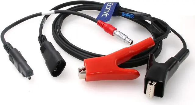 Alt view image 2 of 5 - Eonvic 12V External DC Power Cable GPS Hiper Lite for Top-con GPS Receiver HiPer V/HiPer Lite/Lite Plus /GB500 GB1000 GB/GR-3