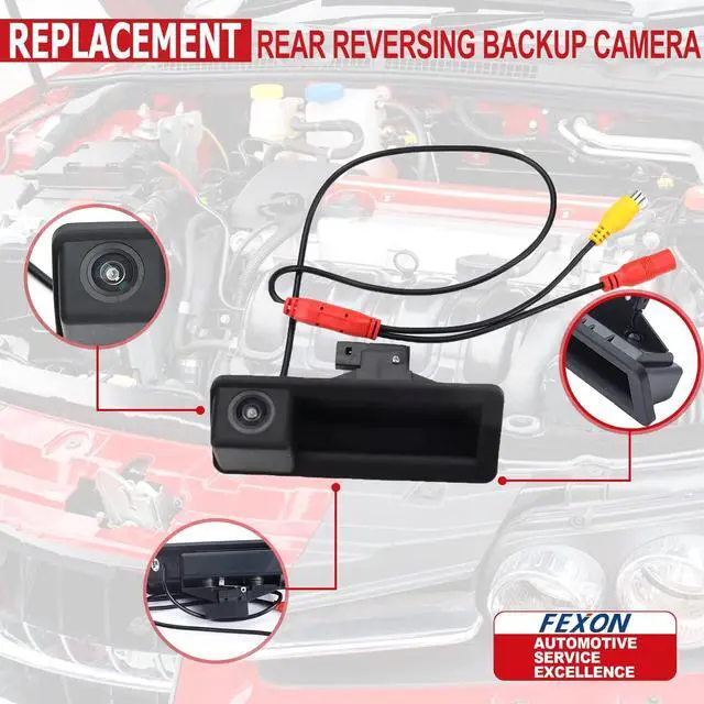 Alt view image 4 of 5 - FEXON HD 1080P 30FPS Rear Reversing Backup Camera Waterproof Night Vision Compatible for X5 X1 X6 E39 E53 E82 E88 E84 E90 E91 E92 E93 E60 E61 E70 E71 E72 2002-2011