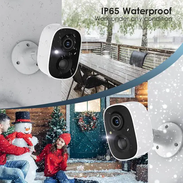 Alt view image 3 of 5 - Solar Security Cameras Wireless Outdoor, Outdoor Camera Wireless 2-Way Talk Battery Powered Wi-Fi Cameras for Outside/Indoor 1080P Night Vision AI Motion Detection Spotlight Siren Alarm Waterproof