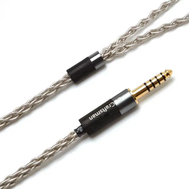 Alt view image 2 of 5 - GUCraftsman 6N Single Crystal Silver Upgrade Headphones Cable 4Pin XLR/2.5mm/4.4mm Balance Headphone Upgrade Cable for Sony MDR-Z7 MDR-Z7M2 MDR-Z1R (4.4mm Plug)