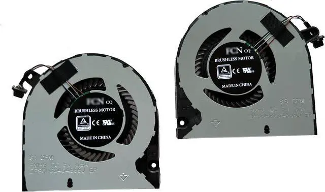 Alt view image 2 of 5 - Replacement Fan for Dell G5 15 SE 2020 5500 5505 CPU & GPU Cooling Fan DP/N PC01D F3DF0 CN-0PC01D CN-0F3DF0