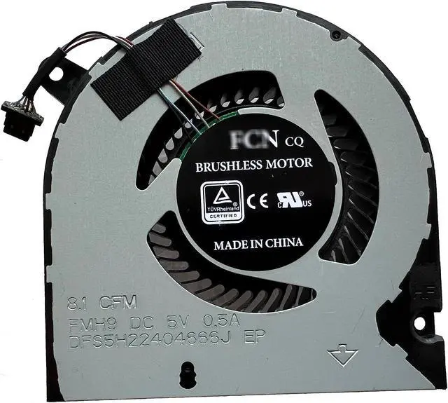 Alt view image 3 of 5 - Replacement Fan for Dell G5 15 SE 2020 5500 5505 CPU & GPU Cooling Fan DP/N PC01D F3DF0 CN-0PC01D CN-0F3DF0