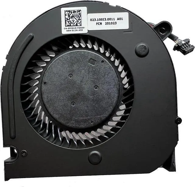 Alt view image 4 of 5 - Replacement Fan for Dell G5 15 SE 2020 5500 5505 CPU & GPU Cooling Fan DP/N PC01D F3DF0 CN-0PC01D CN-0F3DF0
