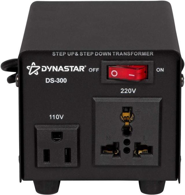 Alt view image 2 of 5 - Dynastar Step Up & Step Down Voltage Converter and Transformer, 110-220 to 220-240 Volts; Heavy Duty, Extra Durable Lifetime Coil, 5-Year-Warranty, 300 Watts