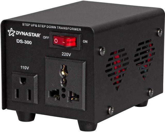 Alt view image 3 of 5 - Dynastar Step Up & Step Down Voltage Converter and Transformer, 110-220 to 220-240 Volts; Heavy Duty, Extra Durable Lifetime Coil, 5-Year-Warranty, 300 Watts