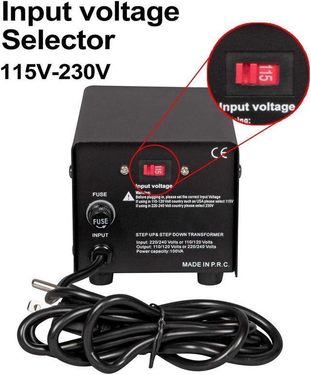 Alt view image 4 of 5 - Dynastar Step Up & Step Down Voltage Converter and Transformer, 110-220 to 220-240 Volts; Heavy Duty, Extra Durable Lifetime Coil, 5-Year-Warranty, 300 Watts