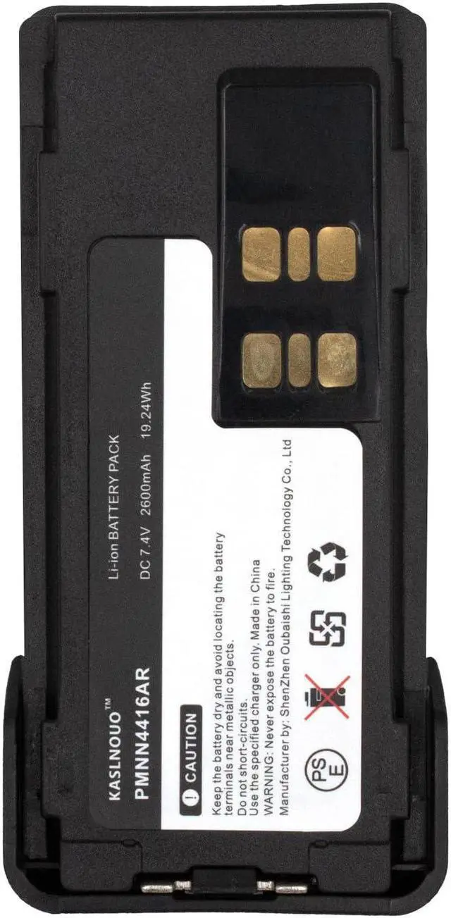 Alt view image 5 of 5 - KASLNOUO 10-Pack PMNN4491A Battery Replacement for Motorola PMNN4493A PMNN4491C PMNN4409AR XPR7500 XPR7550 XPR3500 XPR3300 PMNN4409AR7.4V 2600mAh Radio Batteries