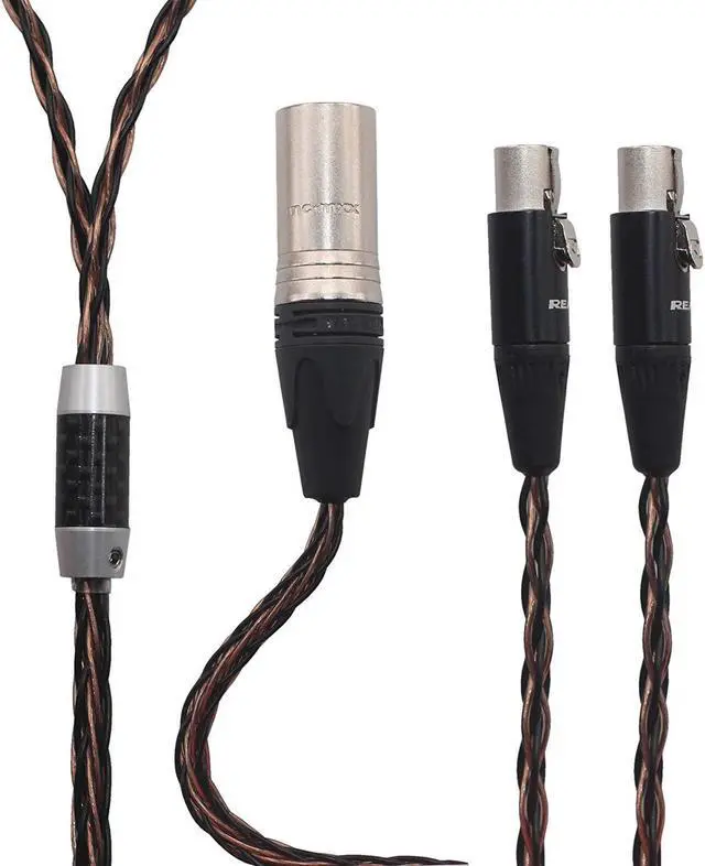 Main image of KK Cable C-DF HiFi Replacement for LCD-2 LCD-3 LCD-4 LCD-X LCD-XC etc. Headphones, 4-pin XLR Balanced Male, Replacement Audio Upgrade Cable. C-DF (2M(6.5ft))