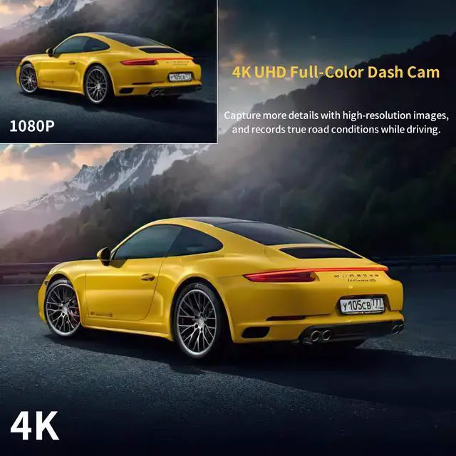 Alt view image 3 of 5 - LANMODO 3 Channels Dashcam Front Rear and Inside WiFi GPS (Dashcam 2 Channels)