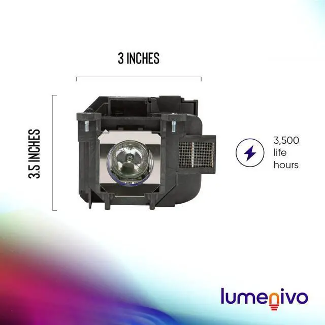 Alt view image 2 of 5 - ELPLP88 V13H010L88 Replacement Projector Bulb by Lumenivo - ELPLP 88 Replacement Bulb for Powerlite Home Cinema 1040 2040 2045 740HD 640 VS240 VS345 VS340 EX3240 EX7240 EX9200 EX5250 EX5240