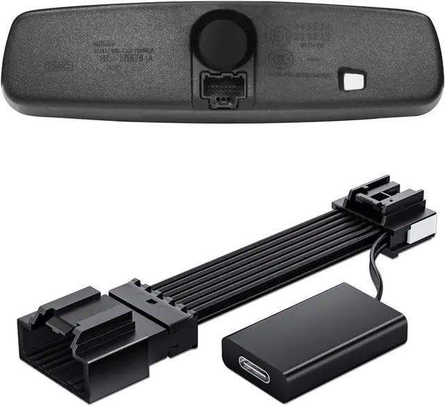 Main image of mangoal Dashcam Power Adapter Custom for Ford 16 Pin (Model A) for F150/F250/F350 Explorer Bronco and etc,Hide The Wires,GPS Radar Mirror Camera Dash Cam Adapte,Connects to Rearview Mirror(Exposed)