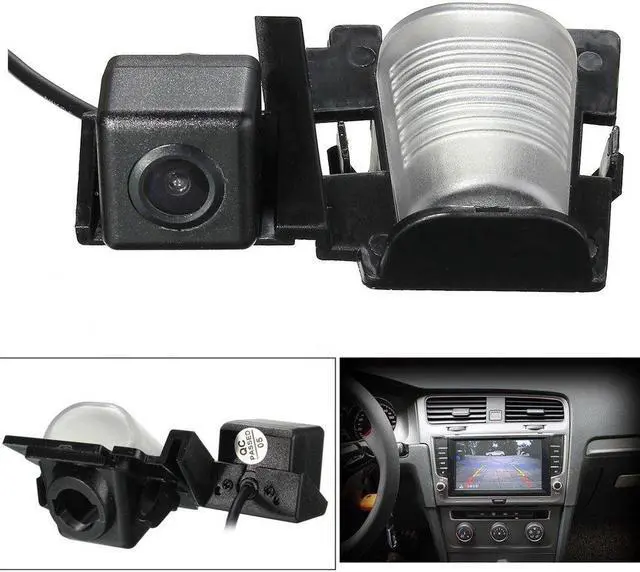 Alt view image 5 of 5 - Navinio Waterproof Backup Camera Color Car Rear View Camera 170 Degree Viewing Angle License Plate with Night Vision for Jeep Wrangler Rubicon/Sahara/Unlimited Sahara (HD Camera)