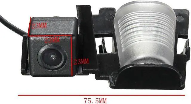 Alt view image 3 of 5 - Navinio Waterproof Backup Camera Color Car Rear View Camera 170 Degree Viewing Angle License Plate with Night Vision for Jeep Wrangler Rubicon/Sahara/Unlimited Sahara (HD Camera)