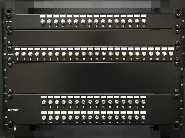 Alt view image 3 of 3 - Networx Coaxial Patch Panels (24 Port, F - Connector)