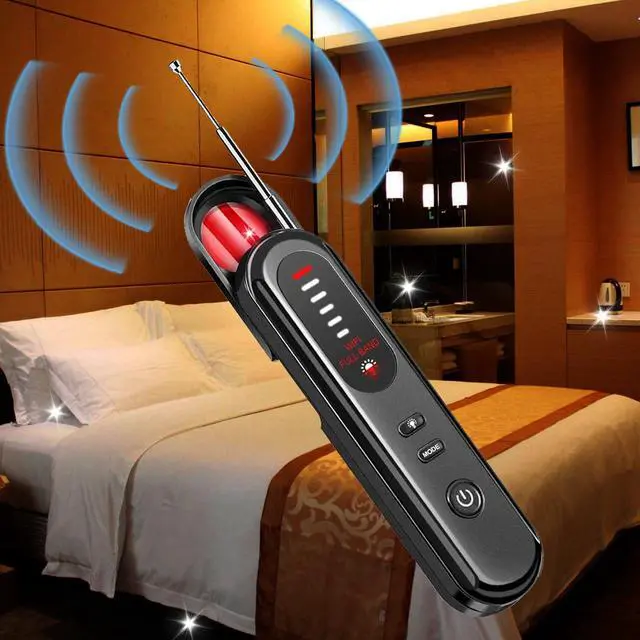 Main image of Hidden Camera Detectors for Travel, 6 Levels Sensitivity-Anti-Spy Hidden Camera Detector Infrared Detection GPS Tracker Detector and Bug Detector for Hotel Car Indoor Office Private Club