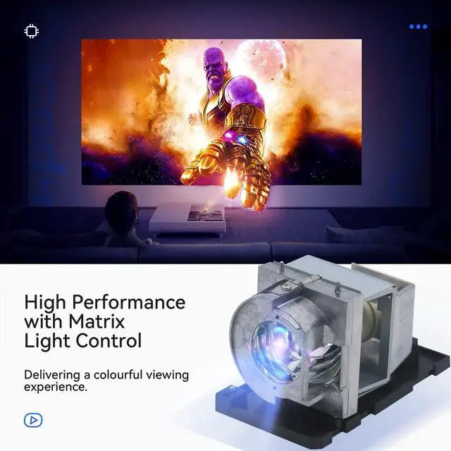 Alt view image 4 of 5 - Pugody BL-FU260B NP34LP 1026952 SP.72701GC01 Replacement Projector Lamp Bulb for SMARTBOARD U100 U100W;for NEC NP-U321H U321Hi-TM U321Hi-WK U322Hi;OPTOMA EH319USTi EH320USTi GT5000 W320USTi X320USTi