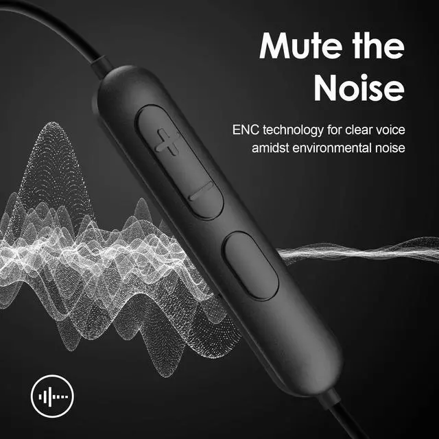 Alt view image 5 of 5 - Bluetooth Headphones, 150H Playtime Wireless Bluetooth Earbuds with Earhooks, w/Mic in-Ear Magnetic Neckband Earphone, IPX7 Sweatproof Deep Bass Headset for Home, Traveling, Outdoor, Business Trips