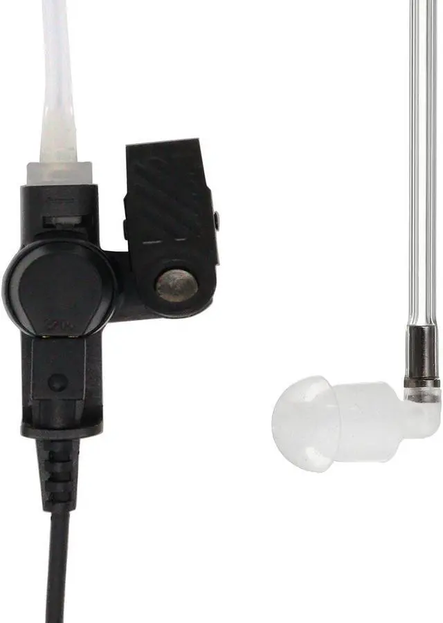 Alt view image 5 of 5 - Seekingtec Earpiece Compatible with Motorola XPR 3500e XPR3500 XPR3000 XPR3300 Walkie Talkie,XPR 3300 3500 3300e 3500e Two Way Radio Headset with Acoustic Tube Mic PTT Microphone