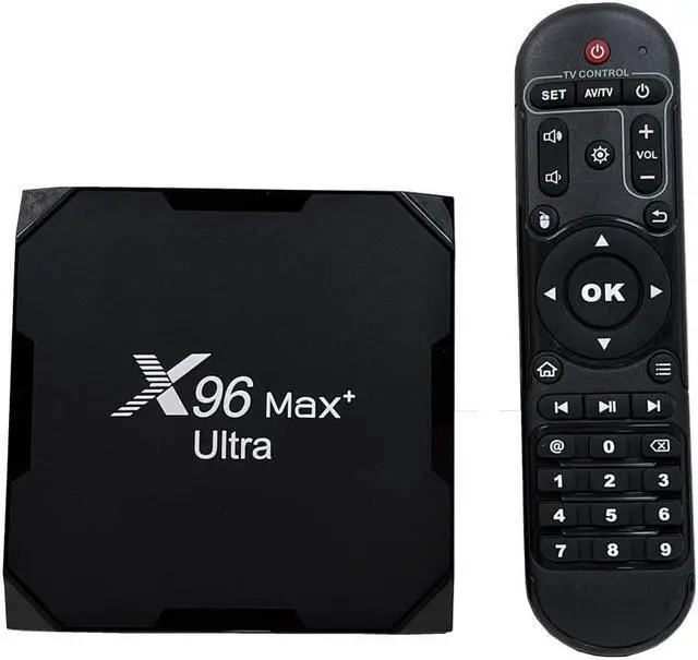 Main image of 4GB 64GB X96 Max Plus Ultra TV Box Android 11 Amlogic S905X4 2.4G/5GHz Dual WiFi BT4.0 USB3.0 Support AV1 H.265 8K 24fps 4K 60fps HDR Box
