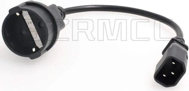 Alt view image 3 of 3 - SZRMCC UPS PDU Power Cord IEC 320 C14 Plug Adapter to Convert Europe CEE7/7 Schuko Socket,IEC320 C14 Male to Europe Female Socket Short Adapter Cable (3pcs)