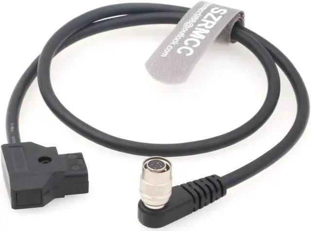 Main image of SZRMCC SmallHD DP7 PRO AC7 OLED Monitor Right Angle Hirose 4 Pin Female to D-tap Power Cable