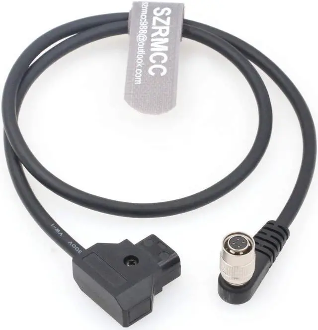 Alt view image 5 of 5 - SZRMCC SmallHD DP7 PRO AC7 OLED Monitor Right Angle Hirose 4 Pin Female to D-tap Power Cable