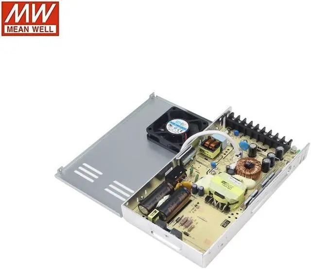 Alt view image 4 of 5 - Mean Well Power Supply LRS-350-12, Enclosed DC 350W 29A 12V Single Output Switching Power Supply, with a Terminal Cover, Mounting Brackets and Screws