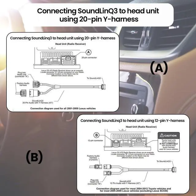 Alt view image 4 of 5 - VAIS Technology SL3sat-T-w/Tuner Kit Tuner kit SiriusXM Satellite Radio Add-on Adapter - Compatible with Toyota Models - Automotive Grade Quality & DIY Installation