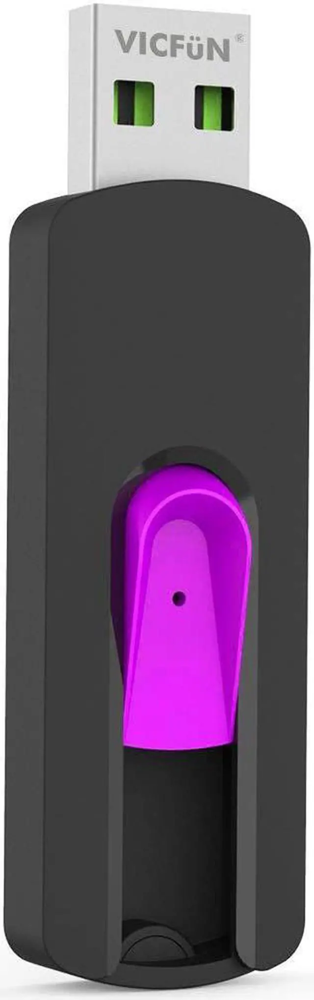 Alt view image 2 of 2 - VICFUN 10 Pack 16GB USB Flash Drives USB 2.0 Flash Drive Slide Retractable USB Memory Stick 16GB,Pink