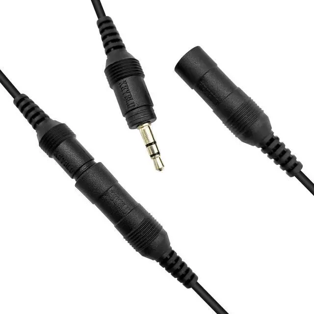 Alt view image 5 of 5 - WODASEN Motorcycle Helmet Headset Helmet Earpiece Mic 2 Pin Compatible with Kenwood Compatible with Bao Feng Two-Way Radios