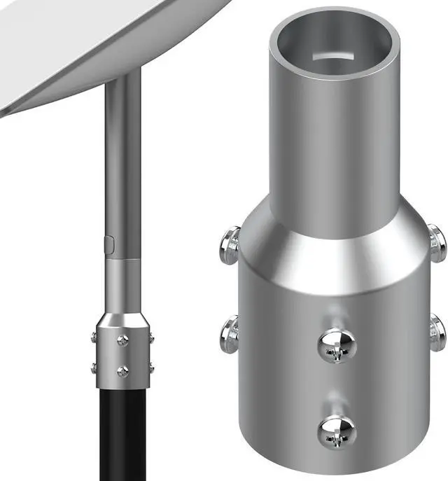 Main image of Starlink Pipe Adapter, Starlink Pole Mount, Available for Starlink V2 Pipe Adapter, TV Masts and Satellite Masts are Installed, Suitable for Pipe Diameters Within 2 Inches and Starlink Connections
