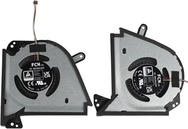 Alt view image 3 of 5 - CPU+GPU Cooling Fan for ASUS ROG Zephyrus G15 (2022) GA503R GA503RM GA503RS GA503RW GA503RX Series, P/N: DFSCK221151812 FPPQ DFSCK221051824 FPPP DC12V 1A Fan