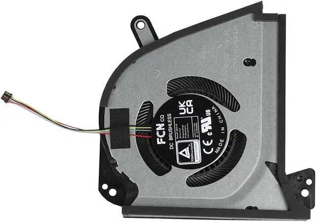 Alt view image 4 of 5 - CPU+GPU Cooling Fan for ASUS ROG Zephyrus G15 (2022) GA503R GA503RM GA503RS GA503RW GA503RX Series, P/N: DFSCK221151812 FPPQ DFSCK221051824 FPPP DC12V 1A Fan