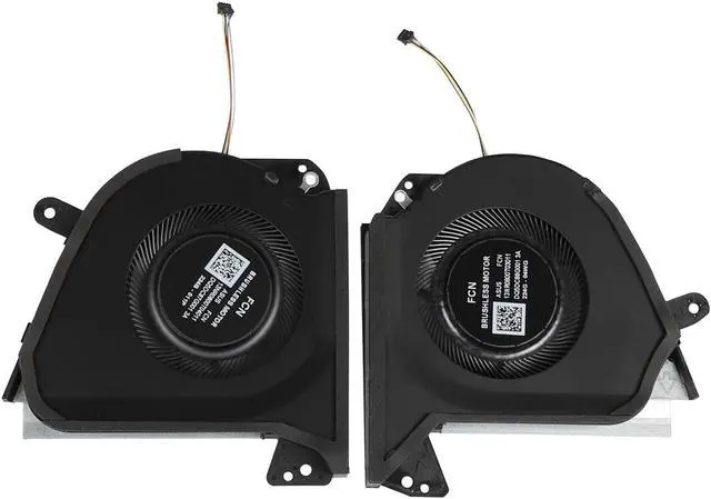 Alt view image 2 of 5 - CPU+GPU Cooling Fan for ASUS ROG Zephyrus G15 (2022) GA503R GA503RM GA503RS GA503RW GA503RX Series, P/N: DFSCK221151812 FPPQ DFSCK221051824 FPPP DC12V 1A Fan